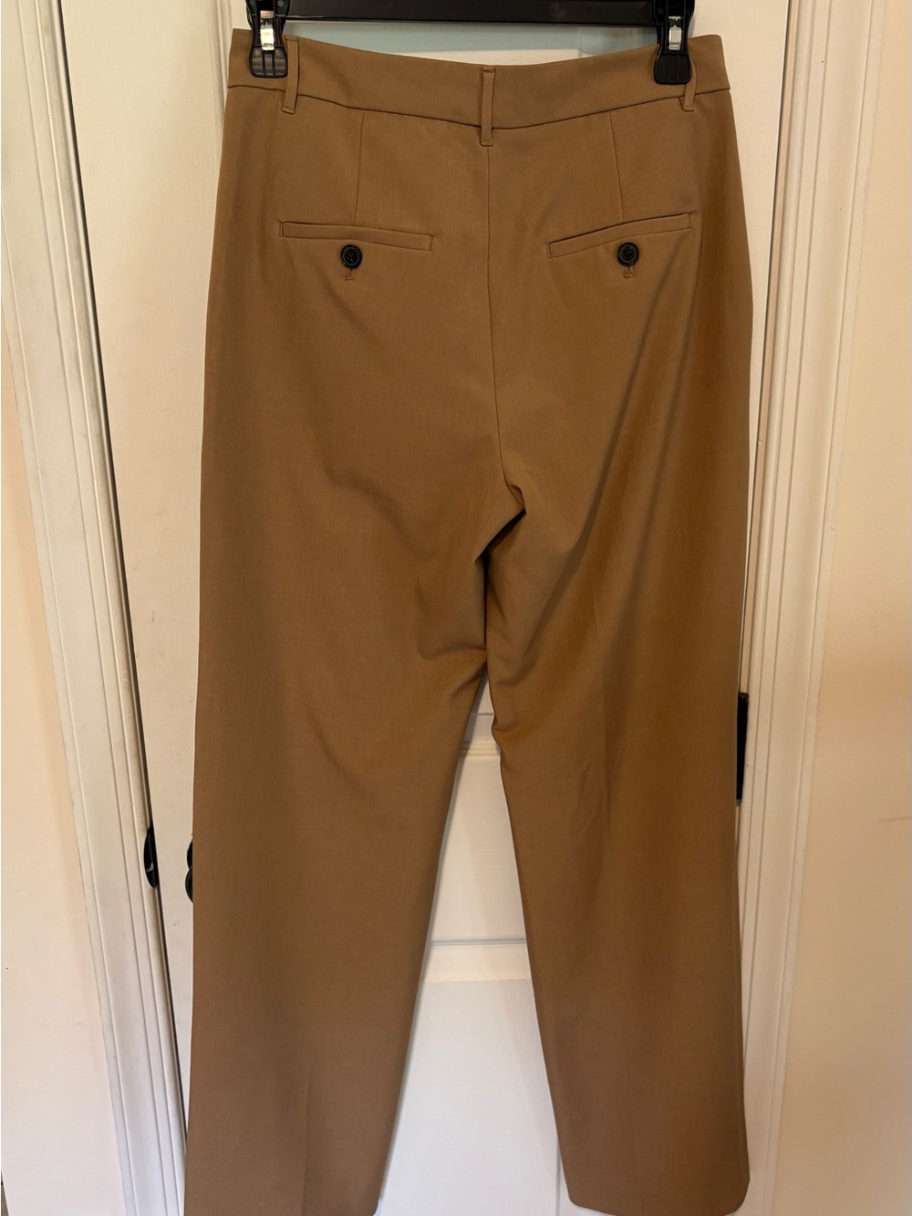 Banana Republic Tan Straight-Leg Women's Trousers - Size 0P - Picture 4 of 5
